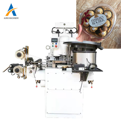 Machine à emballer de chocolat d'Auris 160pcs Min Coin Chocolate Wrapping Machine