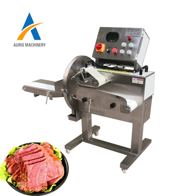 Trancheuse saccadée de coupe en dés de blanc de poulet de machine de découpage en tranches de viande cuite 0,77 kilowatts