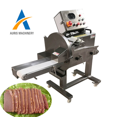 Trancheuse saccadée de coupe en dés de blanc de poulet de machine de découpage en tranches de viande cuite 0,77 kilowatts