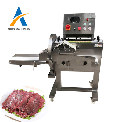 Trancheuse saccadée de coupe en dés de blanc de poulet de machine de découpage en tranches de viande cuite 0,77 kilowatts
