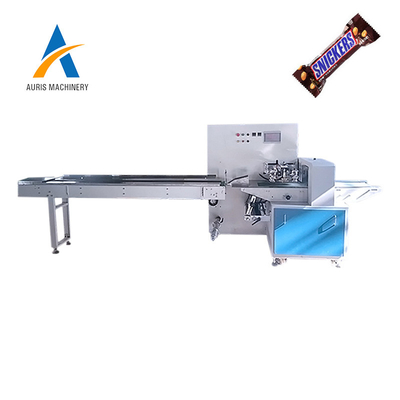 L'affichage à cristaux liquides complètement automatique intelligent de machine à emballer d'oreiller montrent le contrôle de PLC