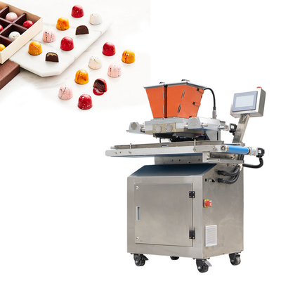 doubles puces de chocolat tirées des couleurs 2d/3d un faisant le distributeur déposant de chocolat de machine