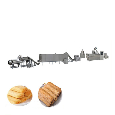 Le noyau de sandwich à beurre d'arachide de confiture de chocolat a rempli ligne installation de production alimentaire de casse-croûte soufflée par biscuit de riz de fabrication