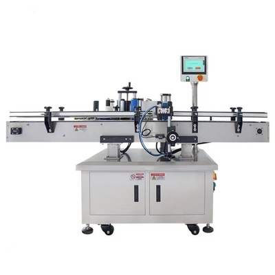 Étiqueteur automatique à grande vitesse d'autocollant autour de machine à étiquettes de bouteille en verre pour l'industrie alimentaire
