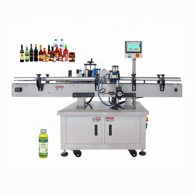 Étiqueteur automatique à grande vitesse d'autocollant autour de machine à étiquettes de bouteille en verre pour l'industrie alimentaire