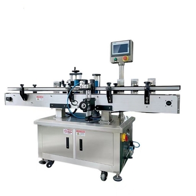 Étiqueteur automatique à grande vitesse d'autocollant autour de machine à étiquettes de bouteille en verre pour l'industrie alimentaire