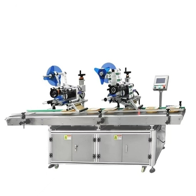 Les machines à étiquettes plates automatiques doublent végétal s'accrochent machine à étiquettes de film