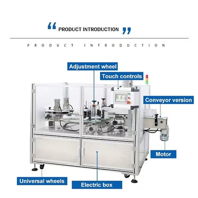 Cosmétique anti de bourreur autocollant automatique de label machine à étiquettes la machine à étiquettes de boîte adhésive d'applicateur