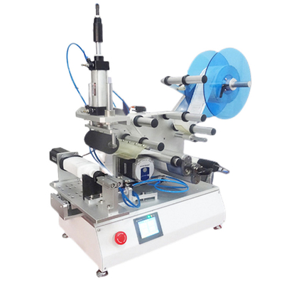 Arme semi-automatique rotatoire multifonctionnelle de machines à étiquettes autour de machine à étiquettes double face de bouteille plate
