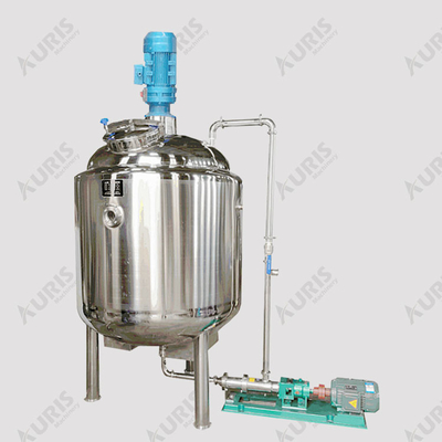 machine de mélangeur de vide de l'acier inoxydable 304ss bourrant la machine de émulsification de viande
